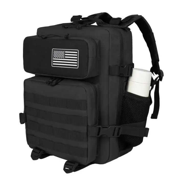 Mochila Táctica De 25L Sistema Molle Rucksack De Combate Para Deportes Al Aire Libre Camping Senderismo Escalada Unisex 600D - 1