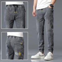Nuevos Jeans Térmicos Para Hombre Negro Y Azul Con Forro De Poliéster Estilo Callejero Ajustados Y Gruesos Trousers Harem plus Size - details 4