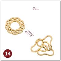 Juego De Rompecabezas Mágico De Metal Clásico IQ Juguete Estimulante Para Cerebro Desafío Inteligente Regalo Divertido Para Niños Y Adultos - details 13