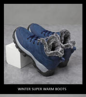 Botas De Nieve Para Hombre Botines De Invierno Deportivas Ligeros Suela EVA Material De Suela De Poliéster Suela De Faux Suede - details 17