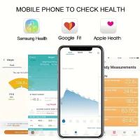Báscula De Grasa Inteligente 1pc Con Recomendaciones Dietéticas Planes Diarios De Comida Y Consejos Nutricionales Para Fitness Y Salud - details 2