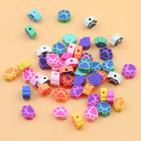 Kit DIY De 50 Piezas Con Imágenes De Patas De Gato De Arcilla Polimérica Para La Creación De Joyas Pulseras Collares Juguetes Accesorios - details 0