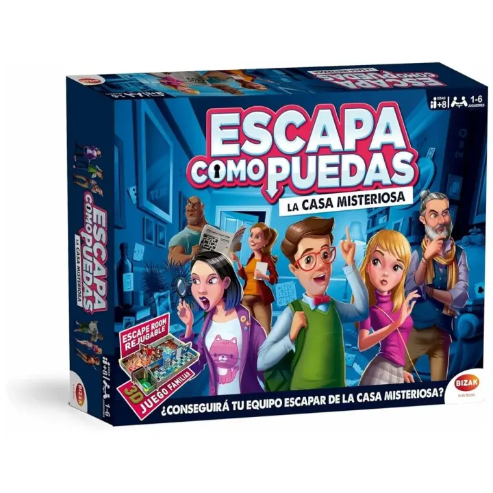 Escapa Como Puedas La Casa Misteriosa Bizak 64361145 Juguetes - 1