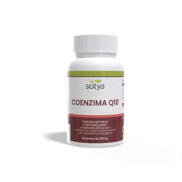 Coenzima Q10 60 mg 60 perlas 700 mg – Sotya | Energía, vitalidad y salud cardiovascular - 1