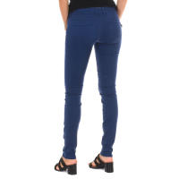 MET-Pantalon Tejano Largo de tejido elástico 10DBF0312-G291 para Mujer