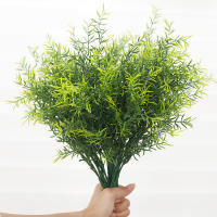 Planta Artificial De Plástico Milanera Falso Brotes Hojas Para Decoración De Hogar Oficina Jardín Bodas Fiesta Suministros DIY - details 0