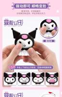 Muñeca De Acción Sanrio Kawaii HelloKitty Kuromi Cinnamoroll My Melody Figura De Anime Para Niños Regalos De Tys Cambio De Cara - details 3