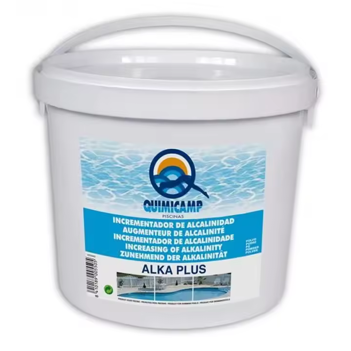 QUIMICAMP ALKAPLUS 6Kg ANTI-CAL PARA PISCINA EN POLVO - 1