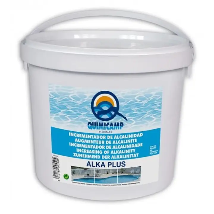 QUIMICAMP ALKAPLUS 6Kg ANTI-CAL PARA PISCINA EN POLVO - 1