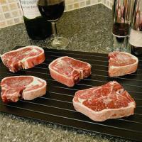 Placa De Descongelación Grande Para Carne Congelada Segura Para Lavadora Plato De Derretimiento Dishwasher Safe Tamaño Grande - details 2