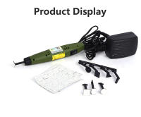 Mini Sander Polidor De Herramienta De Grindaje 18W 110V-220V Pen Type Ajuste De Velocidad Fijo Para DIY Modelado Y Pulido De Rincones Redondos - details 6