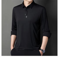 Camisa Polo De Lujo Para Hombre Estilo Británico Con Estampado Y Manga Larga Calidad Superior Moda Invernal Sin Rastros - details 20