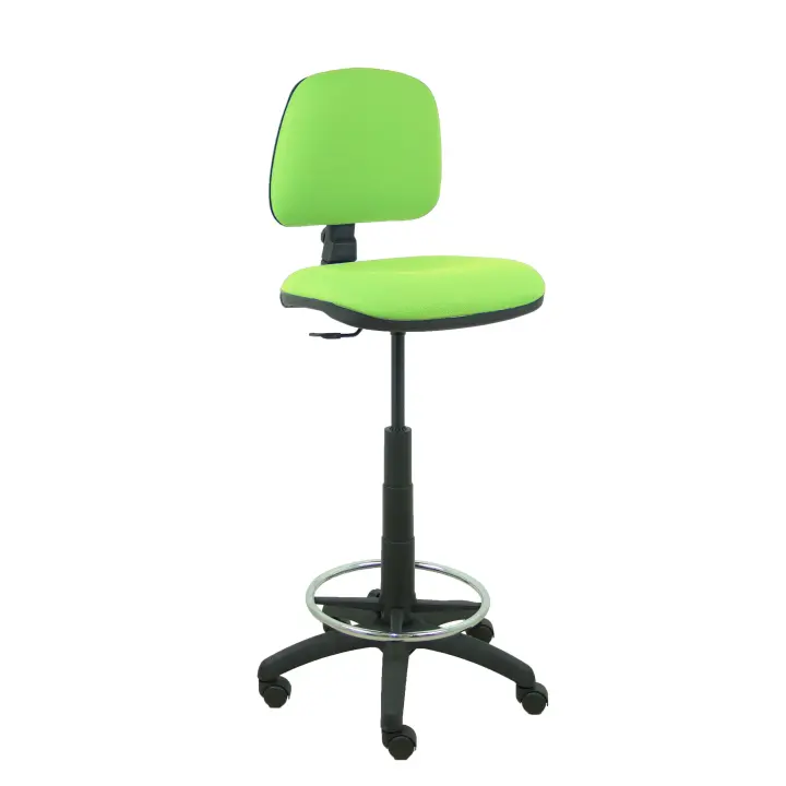 Piqueras Y Crespo Taburete Isso Ergonómico Giratorio con Aro Reposapiés Cromado - 1