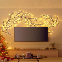 1PC Luces De Ramas De Árbol Con 96 LEDs USB 8 Modos Colores Para Decoración De Bodas Dormitorio Lámpara De Cadena Colorida - details 4