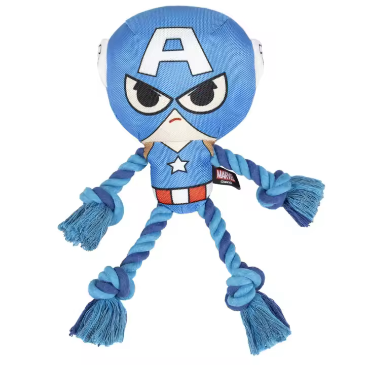 Juguete para Perros cuerda diseño Avengers Capitan America - 1