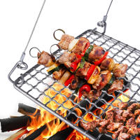 Tomshoo Mini Barbacoa De Titanio Asador De Carbón Para Camping Playa Picnic Herramientas De Cocina Equipamiento De Forno De Carbono - details 11