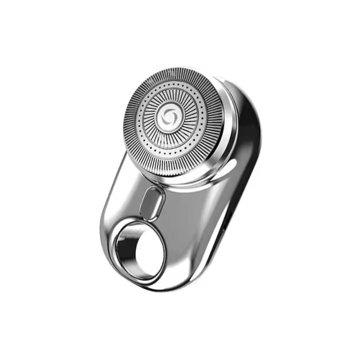 FGNS Mini Afeitadora, Mini Shaver USB con pantalla LED, Mini Afeitadora Eléctrica Portátil, Afeitadora Seco Húmedo, Mini Afeitadora Eléctrica con lámpara de ambiente para hombres,  Para El Hogar, Coche, Viajes - 1