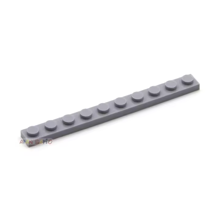 40pcs Bloques De Construcción DIY Figuras Delgadas 1x10 Dots 12Colores Educativos Creativos Compatible Con Juguetes 4477 Para Niños - 1