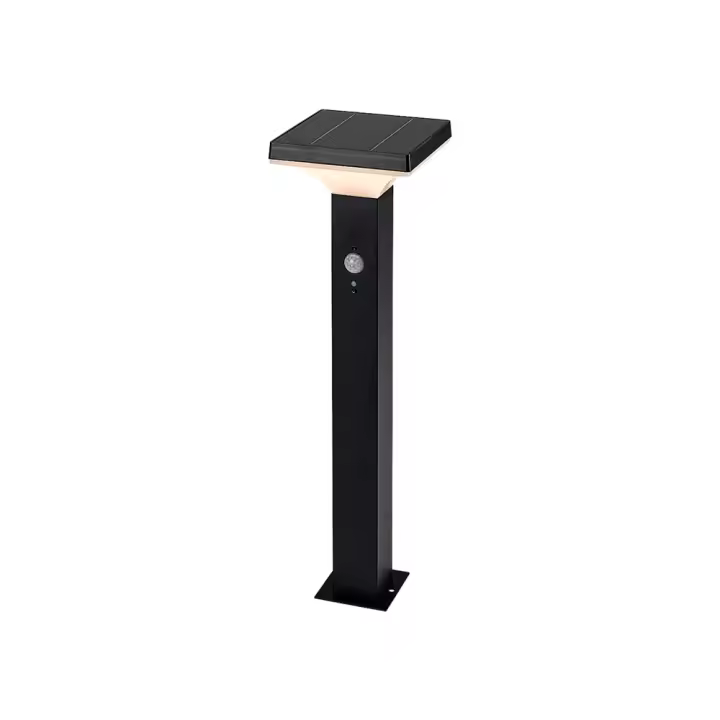 Lámpara de Pie Solar Con Sensor 4W 3000K Negro IP44 GELEEN 3000K RABALUX - 1
