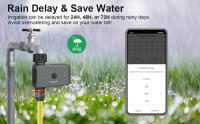 Timbre De Riego Automático Insoma Wifi Control Remoto Para Jardín Sistema De Irrigación Inteligente Compatible Con Alexa Unidad De Control De Mangueira Material Plástico - details 5