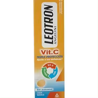 Vitamina C Triple Acción Comprimidos Efervescentes #Naranja 18 U - 1