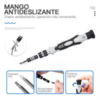 Juego De Destornilladores Multifuncional 115 En 1 Precisión Para Reparación De iPhone Y PC Con Cabezas Magnéticas Herramientas Domésticas Aisladas Y Antideslizantes - details 5