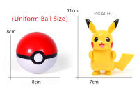 Figuras De Acción Pokemon Estilo Deformado 12 Diseños Incluyen Pikachu Eevee Mewtwo Greninja Pokeball Juguetes Para Niños Regalos - details 13