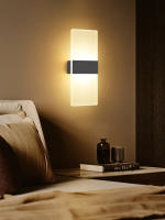 Lámpara De Pared Moderna Y Sencilla De Acrílico Para Iluminación Interior De Dormitorio Sala De Estar Pasillo Luz LED Incluida Instalación En La Pared - details 1