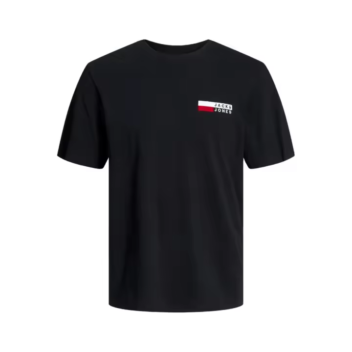 Jack & Jones Jjecorp Logo - Camiseta de Manga Corta para Hombre - Negro - 12233999 - 1