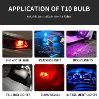 10X Lámparas LED COB Vidrio 6000K Blanco Para Auto Placa De Licencia Domo Lámpara De Lectura DRL Búho Lateral Puerta Luz De Retroiluminación - details 14
