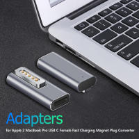 Adaptador PD Magnético USB Tipo C Para Magsafe 1 2 MacBook Air pro Con Indicador LED Carga Rápida Convertidor De Enchufe Magnético Material De Estructura De Aleación De Aluminio - details 3