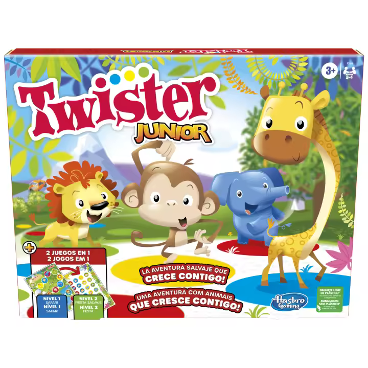 JUEGO TWISTER JUNIOR (VERSION MULTILIN) - Figura - Hasbro Gaming  - 3 AÑOS+ - 1