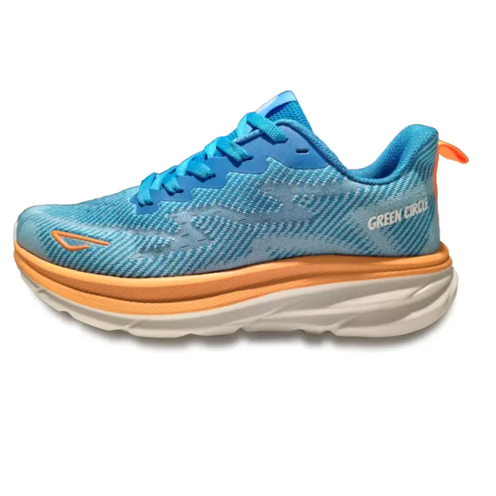 Zapatillas Running Hombre Green+Circle Mile. Turquesa. Ultraligeras. Plantilla Memory Foam - 1
