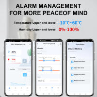 Sensor De Temperatura Y Humedad WiFi Tuya Para Hogar Inteligente Compatible Con Alexa Y Google Assistant Monitor Remoto Smart Life - details 9