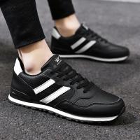 Zapatos De Correr Clásicos Para Hombres 2024 Mocasines Deportivos Ligeros De Cuero Transpirables Y Cómodos Para Exterior Y Casual - details 15