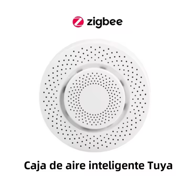 Monitor De Calidad Del Aire Inteligente WiFi Tuya Con Sensor De Formaldehído VOC CO2 Temperatura Humedad Para Escena Doméstica - 1