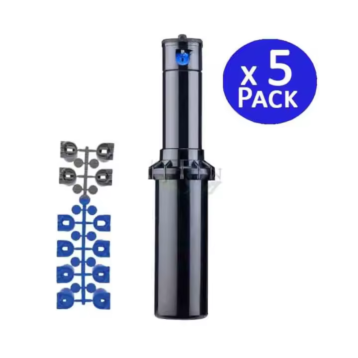 HUNTER Pack 5 Aspersor de Riego Hunter PGP-04 3/4'' | Alcance 6,4 a 15,8 metros | Aspersor de Turbina ajustable PGP Ultra - 1