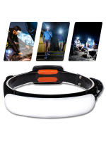Linterna Frontal Portátil Con 31 LEDs Luz Fuerte Batería Integrada Recargable Por USB Impermeable Lámpara De Ángulo Amplio Para Camping Y Pesca - details 1