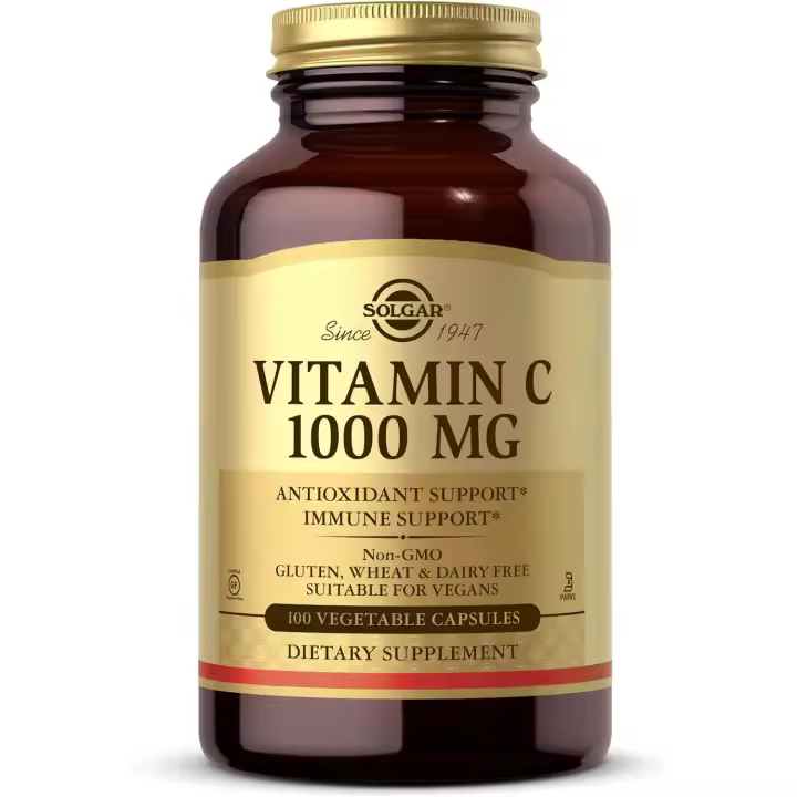 Solgar - Vitamina C 1000 Mg - Ayuda a tu sistema inmunológico y a tus defensas - 100 Cápsulas vegetales - 1