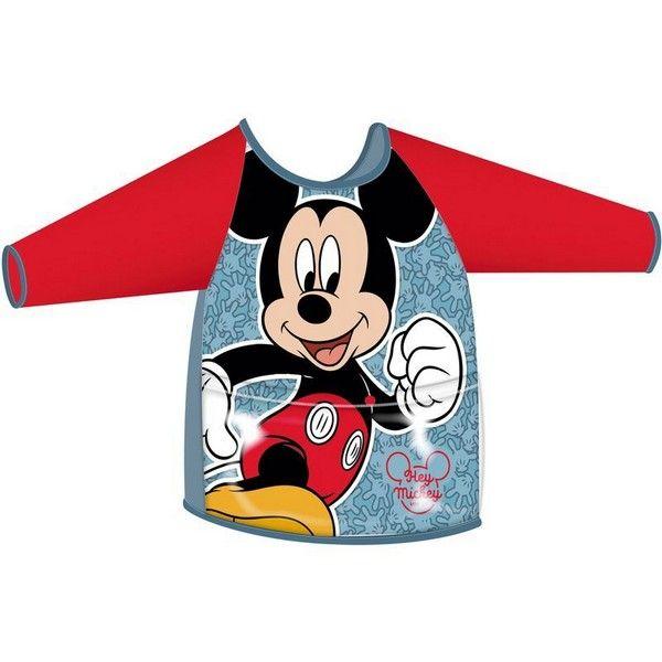 Delantal Pvc Mate Manga Larga De Mickey Mouse (8430957133629)
