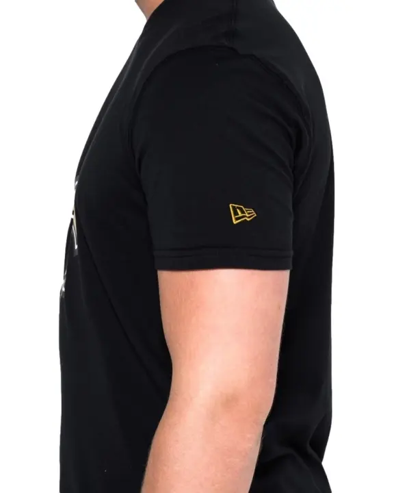 Camiseta New Era Negra Saints Team Logo Tee - 1