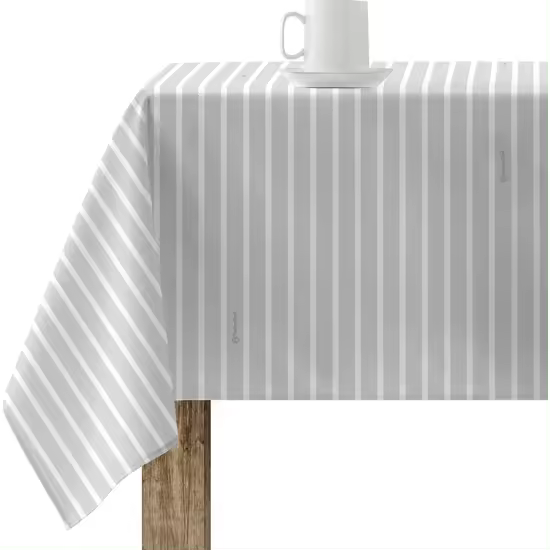 BL BELUM  Mantel Resinado Antimanchas MasterChef Modelo: 0400-11 Tejido: 100% Algodón - Mantel NO Hule tacto algodón muy suave - Mantel Impermeable repelente líquidos - Mantel Elegante Made By BL BELUM - Mantel No traspasan Líquidos Made Spain - 1