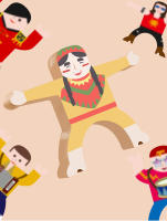 Juguetes Educativos Montessori DIY Muñeca De Equilibrio Bloques De Construcción Tablero Juegos De Pila Para Niños Y Niñas Edad 6-12 Años Madera - details 2
