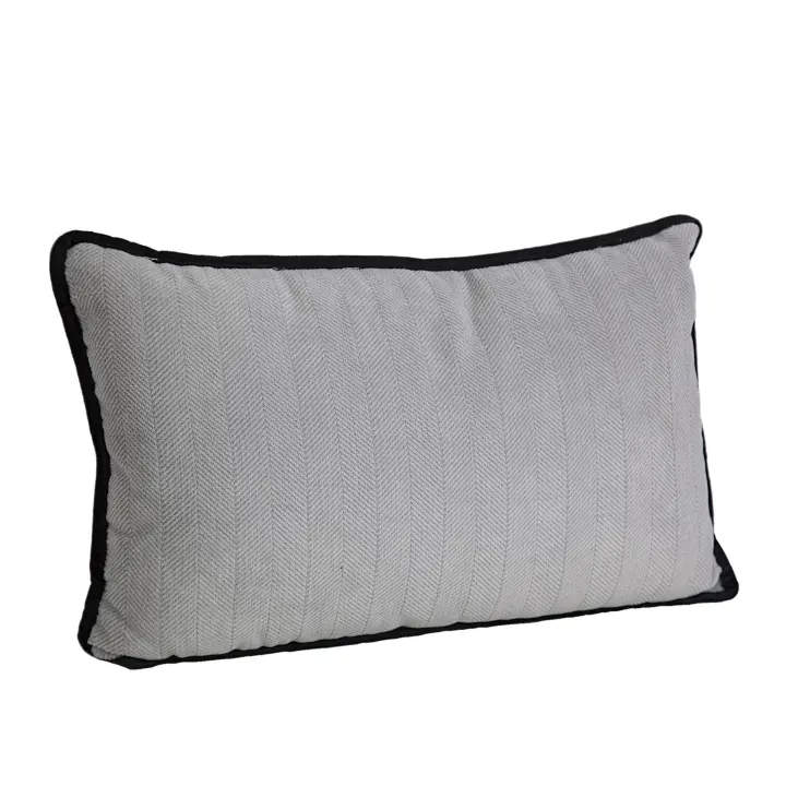 COJIN BLANCO FILO NEGRO POLYESTER HM843230 FIJALO - 1