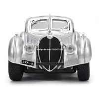 Modelo De Coche De Lujo Bburago 1:24 Bugatti Atlantic Vintage Colección De Juguetes Regalo Vehículo Diecast Metálico Sin Batería Para Niños Y Adultos - details 4