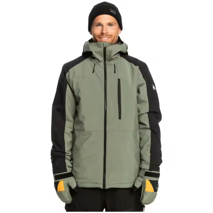 Chaqueta Quiksilver Mission Block para hombre en color verde - 1