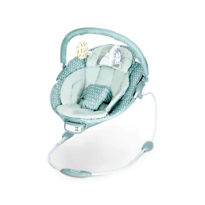 Asalvo Hamaca para Bebé Musical Pinchi - Respaldo Ajustable, Arco de Juegos Extraíble, Melodías, Vibración, Ligera y Lavable, Uso de 0 a 9 kg - 1