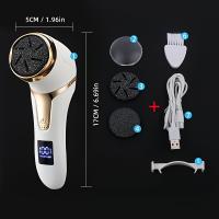 Máquina De Pedicura Removedor De Callos Herramientas Profesionales Para Pies Eliminador De Piel Muerta Triturador Eléctrico De Pies Recargable ABS Tamaño USB - details 9