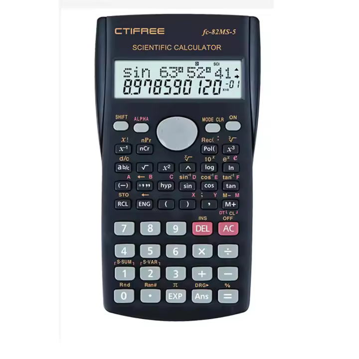 Calculadora Científica Multifuncional Portátil Y Duradera Con Pantalla Grande Para Exámenes Y Estudiantes - 1