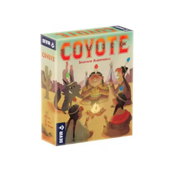 Juego de mesa Coyote Devir Iberia    Juego, mesa, entretenimiento, diversión, familia, amigos, estrategia, tablero, cartas, retos, equipos, creatividad, clásico, moderno, temático, dinámico, competitivo - 1